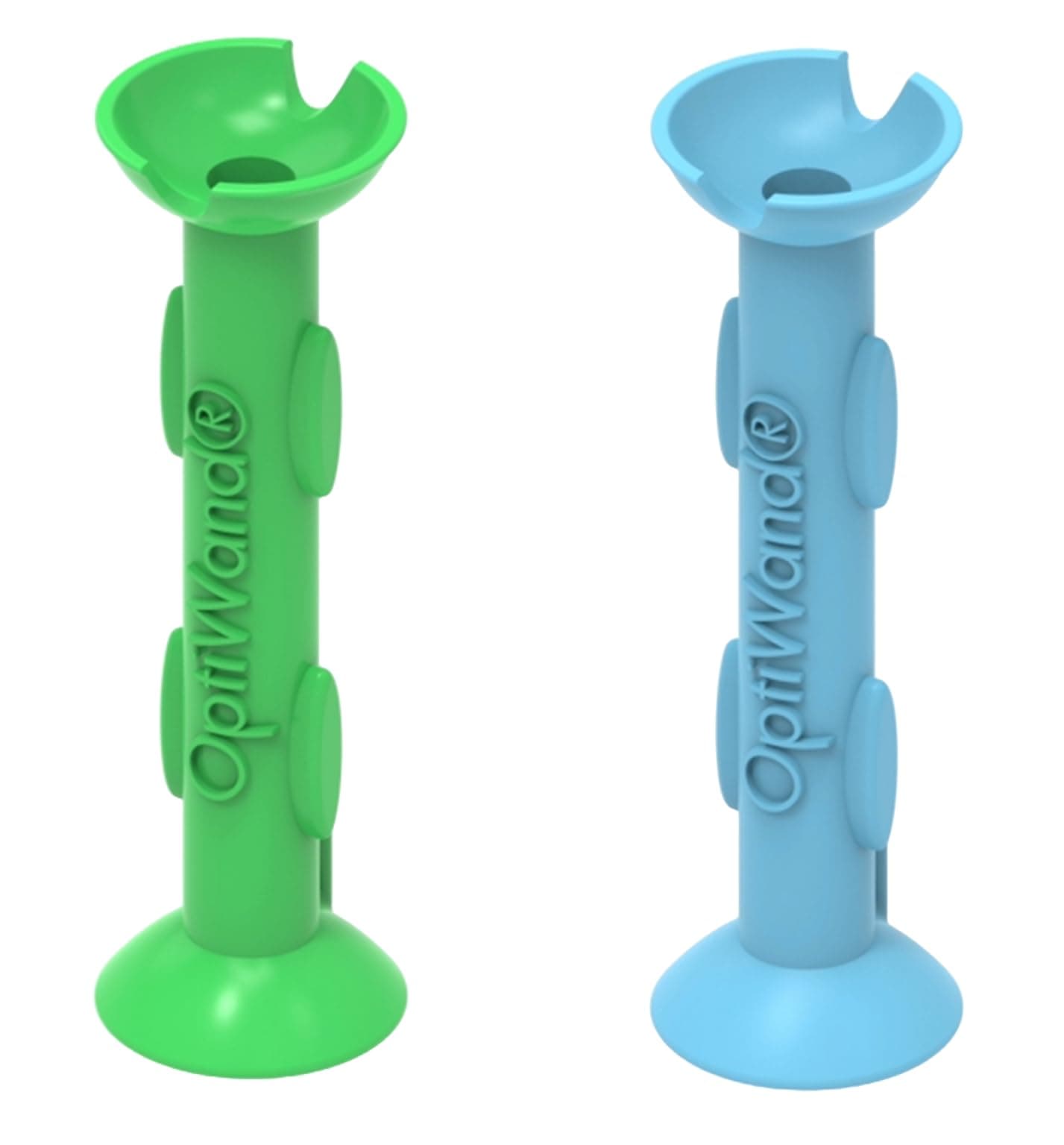 2 Pack Small Soft Contact Lens Removal & Insertion Tool - Silicone Rubber Soft Lens Applicator & Remover Device with Pincher End & Finger Grips - Safe & Easy on Eyes, Travel Size 1.75"