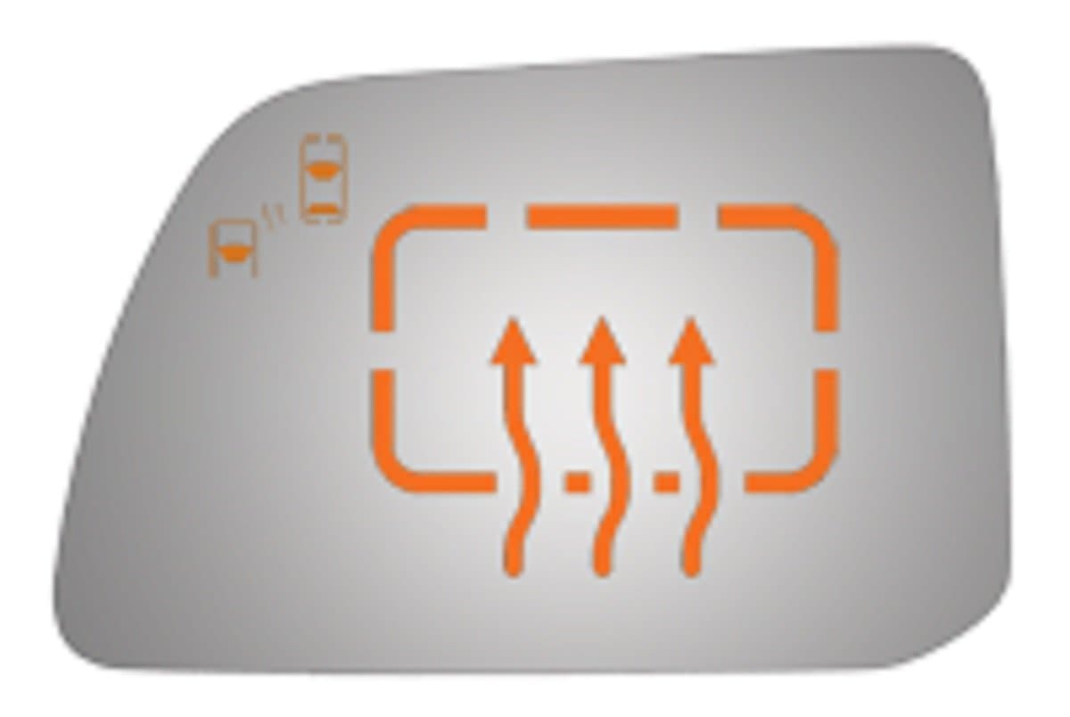 Mirrex 74403HBC Left Driver Side Heated Blind Spot Cross Path Mirror Glass Replacement For 2011-2015 Ford Edge Lincoln MKX GLASS ONLY WITHOUT BACKING PLATE