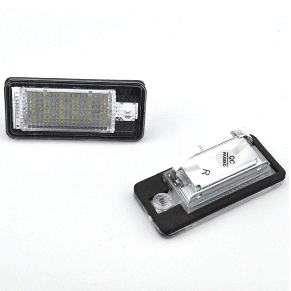 2Pcs led license plate light tail light car number lamp fit for Au di A3 8P A4 B6 B7 A5 A6 4F Q7 car accessories