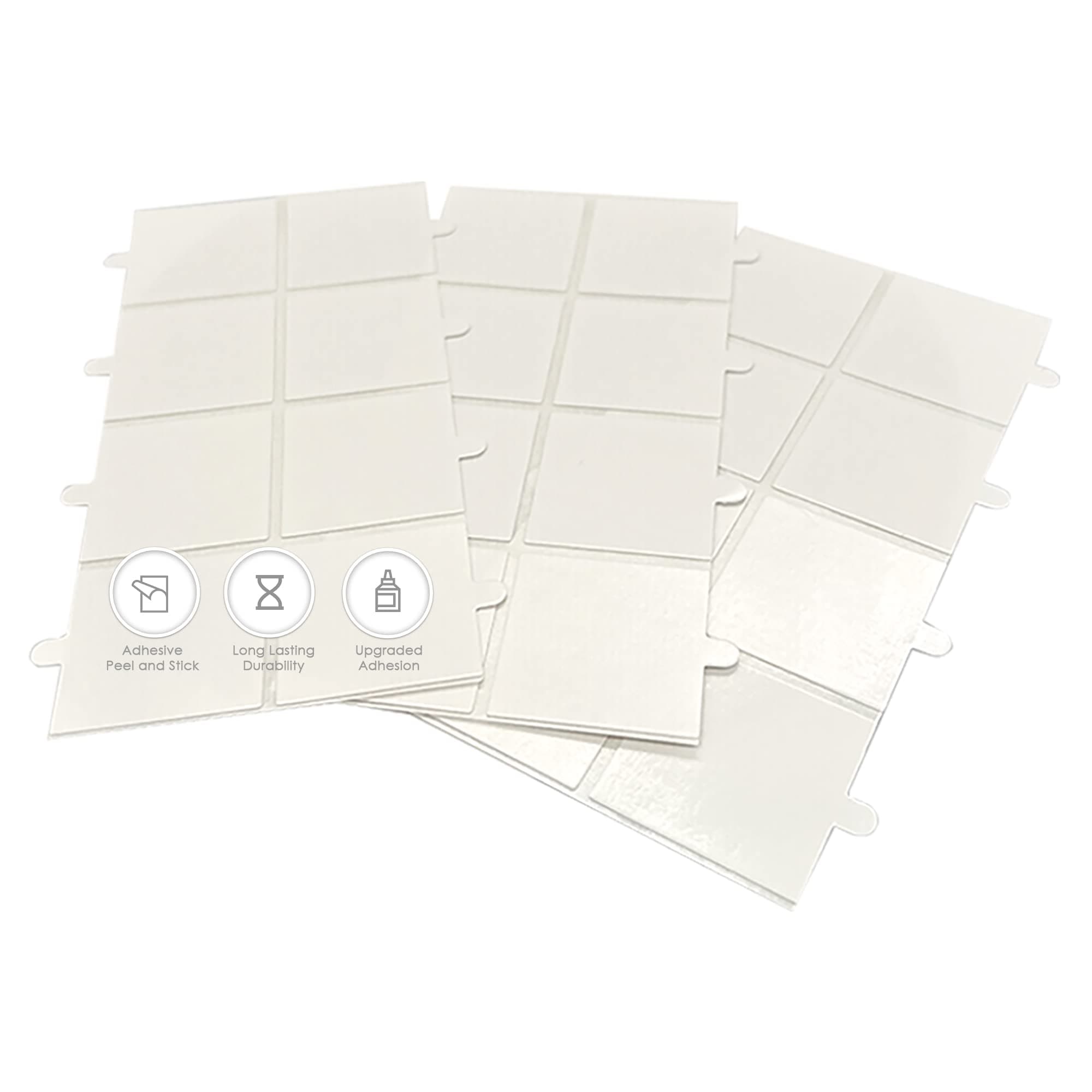 Ace Punch 24 Pieces DIY Easy Quick Sticky Double-Sided Clear High Adhesive Mounting Tape Tabs