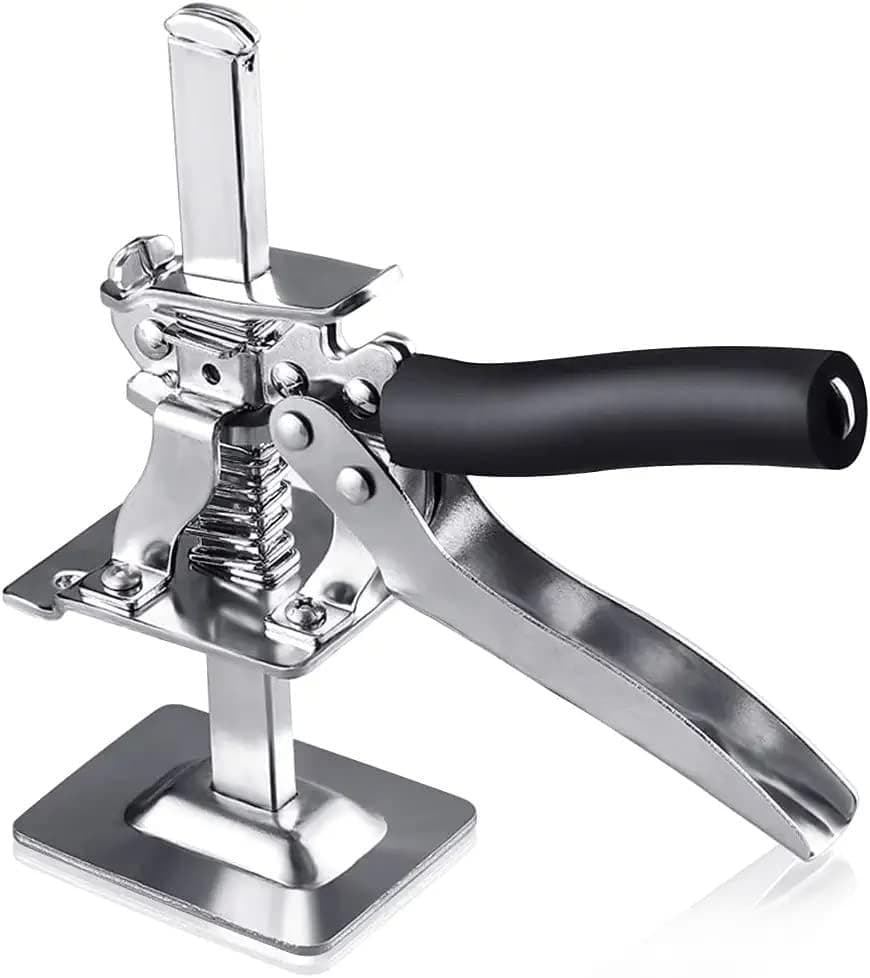 1 PCS Door Panel Lifting Cabinet Jack,Multi-Function Height Adjustment Lifting Device,Labor-Saving Arm,Cabinet Clamps, Flooring Jack,Deck Clamp Hand Tool,Fathers for Gifts Tool