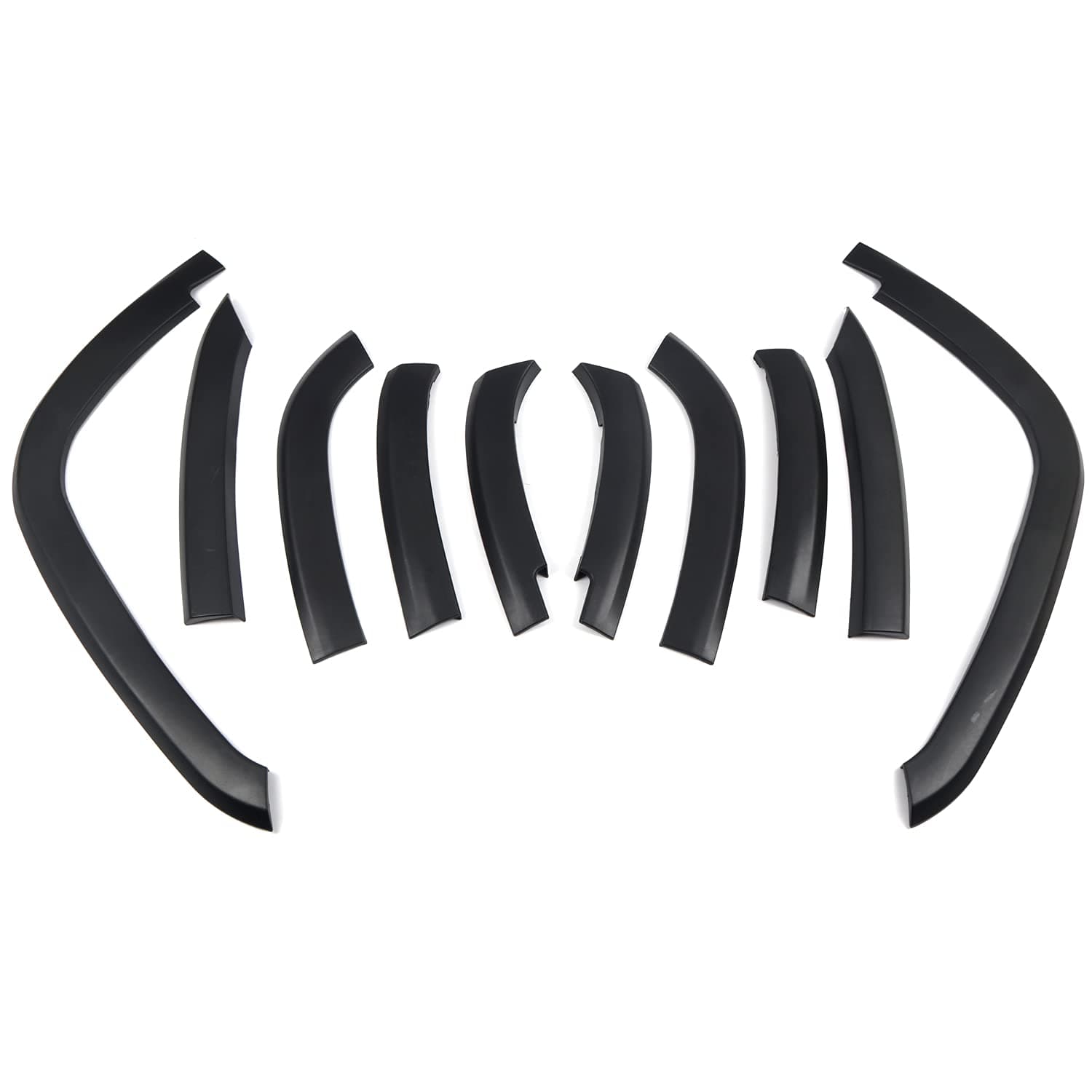 HIGH FLYING 2011-2016 for Jeep Compass Front&rear Wheels Fender Flares Protector Molding Trim 10pcs