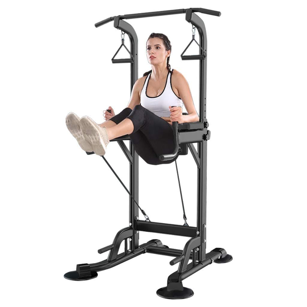 YADEOU Power Tower Dip Station Pull Up Bar for Home Gym Strength Training Workout Equipment, 330LBS, Ship from USA