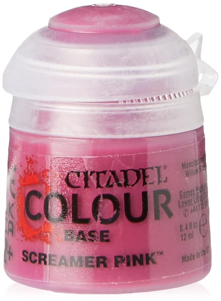 Games Workshop Colour Base: Screamer Pink (12ml) Paint
