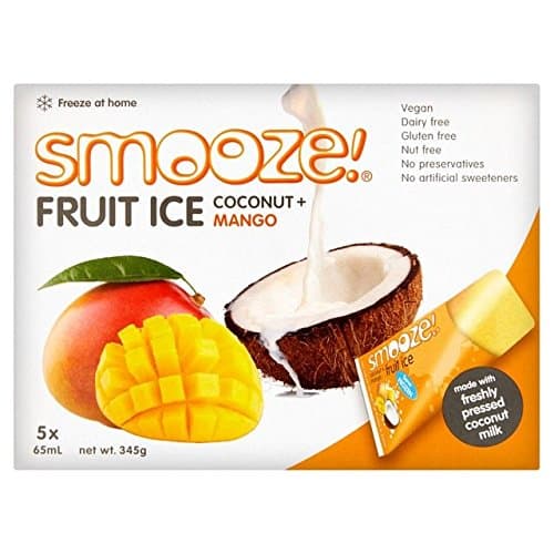 Smooze Mango Fruit Ice Lollies 5 x 65ml - Pack of 2