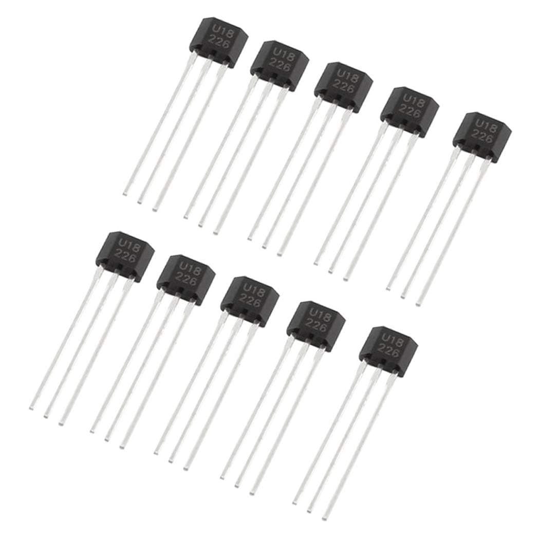 Hall Effect Sensor – 10 x 3 Pin Unipolar Hall Effect Sensor Magnetic Detector 2.5 – 20 V
