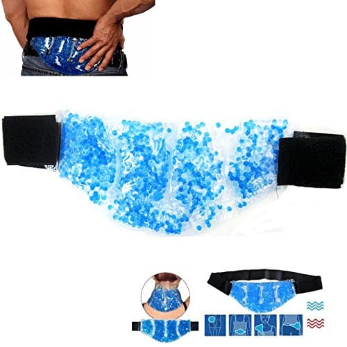 Neck and Back Therapy Hot Cold Wrap Reusable Microwaveable Thermal Gel Bead Pain