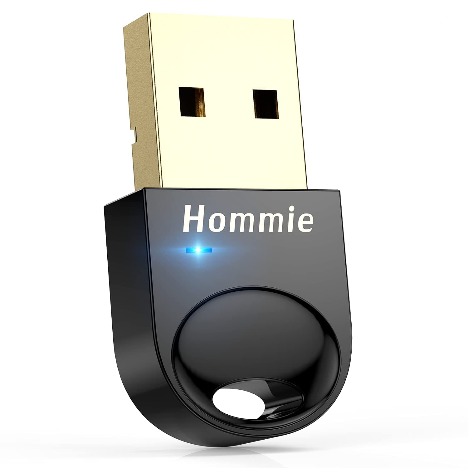 Hommie Bluetooth 4.0 USB Dongle Adapter for PC, Plug and Play Bluetooth Transmitter and Receiver For Win 10/8.1/8 / 7 / Vista Vista XP Laptop PC to Bluetooth Headphone Speaker Keyboard Mouse Cellphone