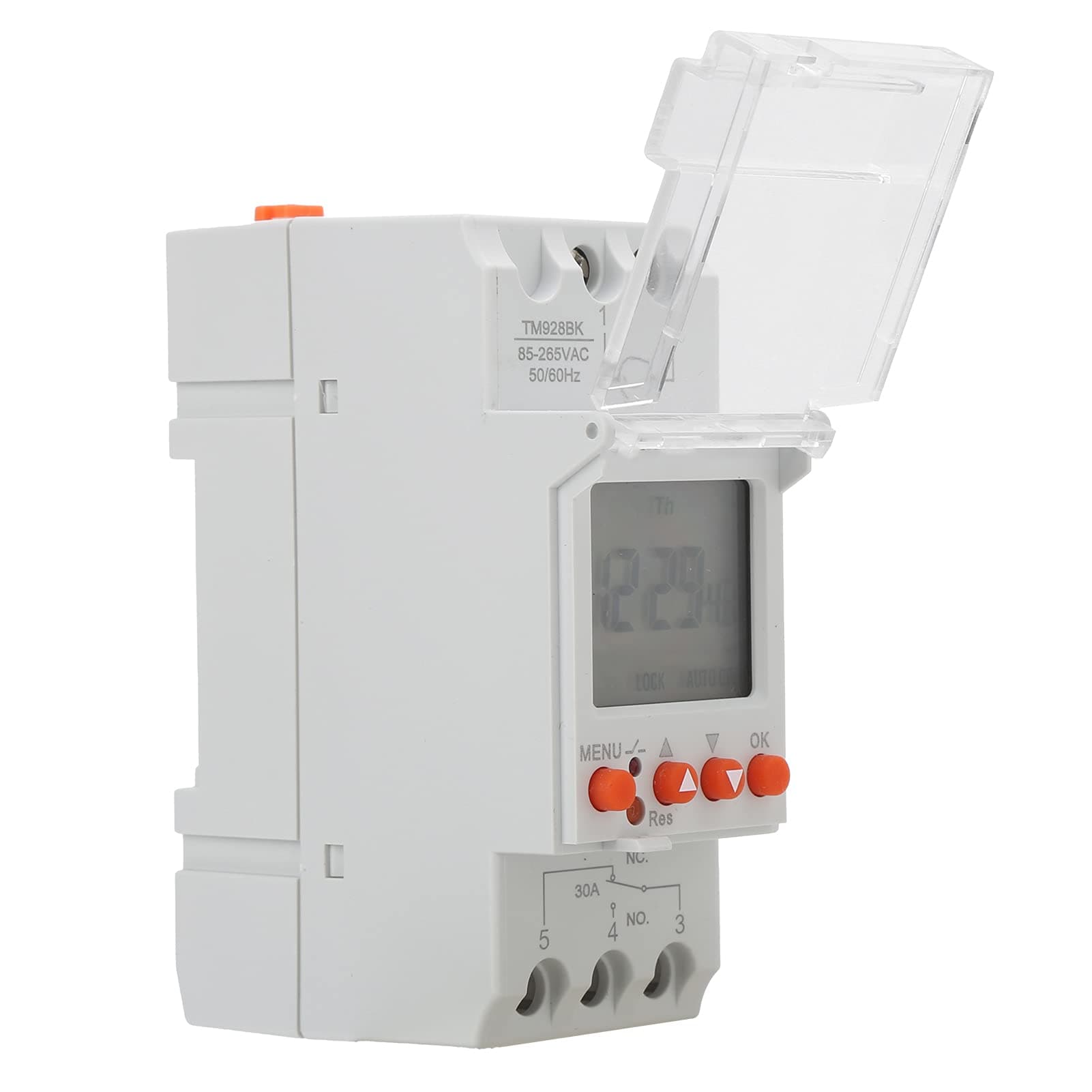 01 02 015 Analogue Timer Switch, 85‑265V 30A TM928BK Smart Timer Switch for Electric Utility