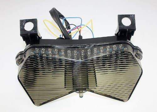 Smoke LED Tail Light With Turn Signals For 2003-2004 Kawasaki ZX6R-636