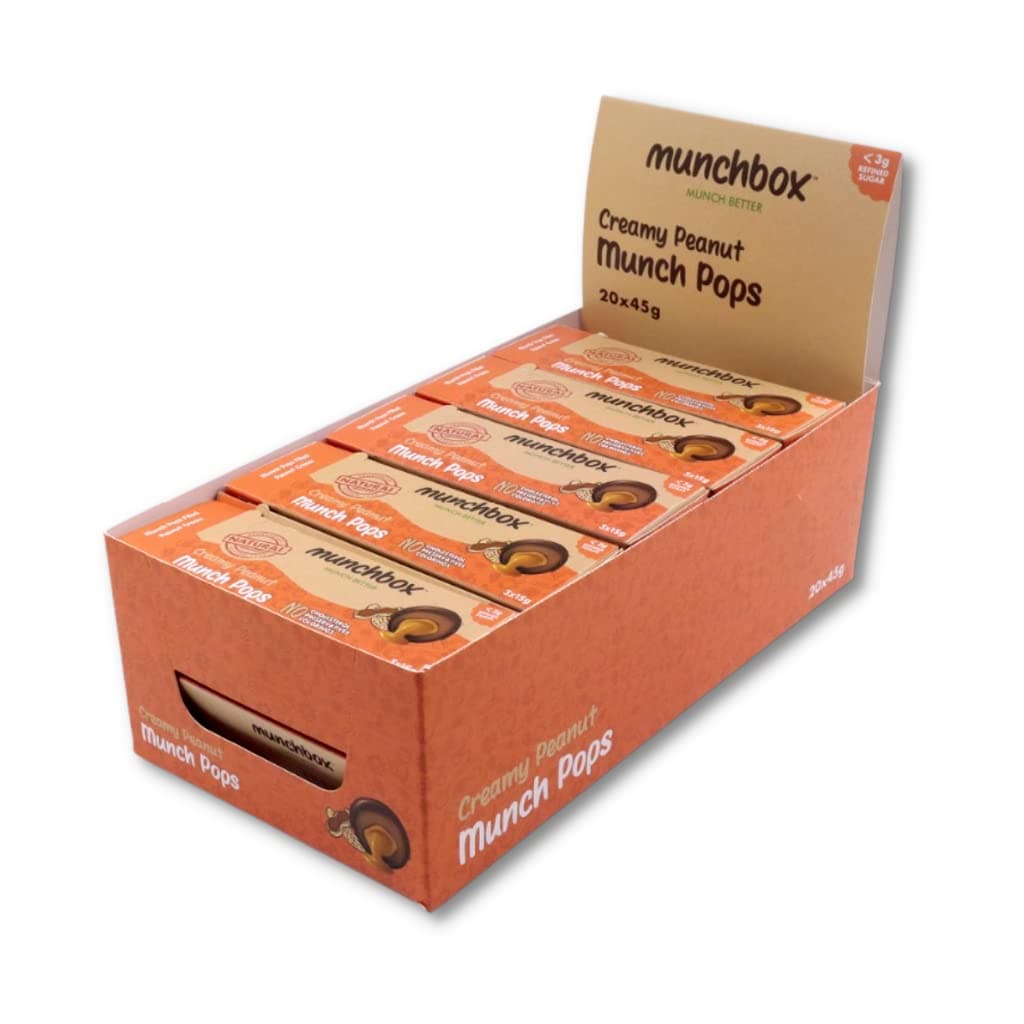 Munchbox Creamy Peanut MunchPops 15 g, 20-Pack