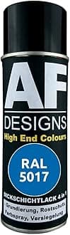 Alex Flittner Designs Rust Protection Paint 4-in-1 RAL 5017 Traffic Blue Metal Protective Paint Spray Rust Protection Paint Spray Can