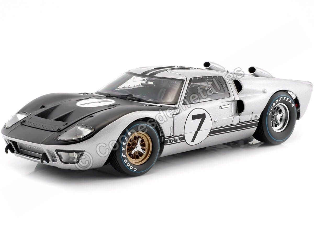 1966 Ford GT-40 MK 2 Silver - 7 1/18