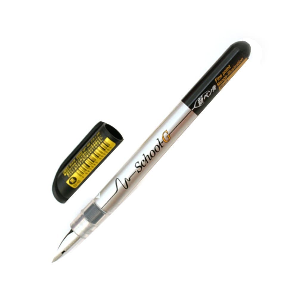 School-g Manga Pen Black Fine Point