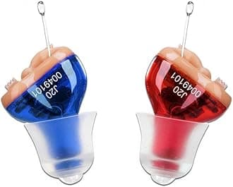 Hearing Amplifier to Aid,Hearing Aids for Seniors Adults Noise-Cancelling,Mini Sound Amplifier, Ear Sound Enhancer, Noise Reduction, Enhanced Speech, Feedback Cancellation(Pair)