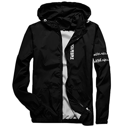 Homaok Men's Lightweight Breathable Jacket