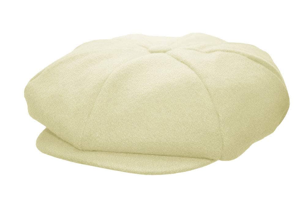 EmstateMens Melton Wool 8 Panel Applejack Newsboy Baker Boy Cap Made in USA