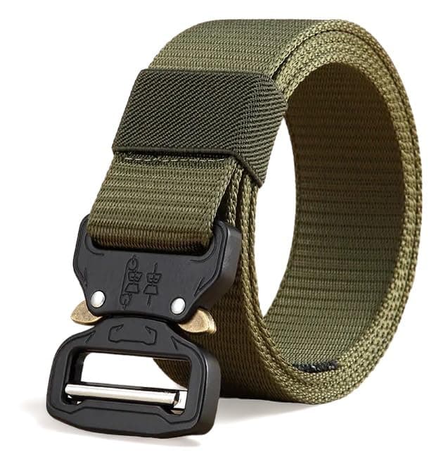 Automatic/Push Lock Nylon Woven Fabric Belt for Men | NB-149 | Fits on upto 40 Inches Waist Size