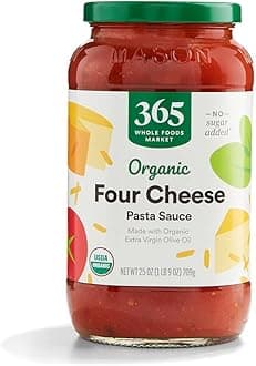 Organic 4 Cheese Pasta Sauce, 25 Ounce