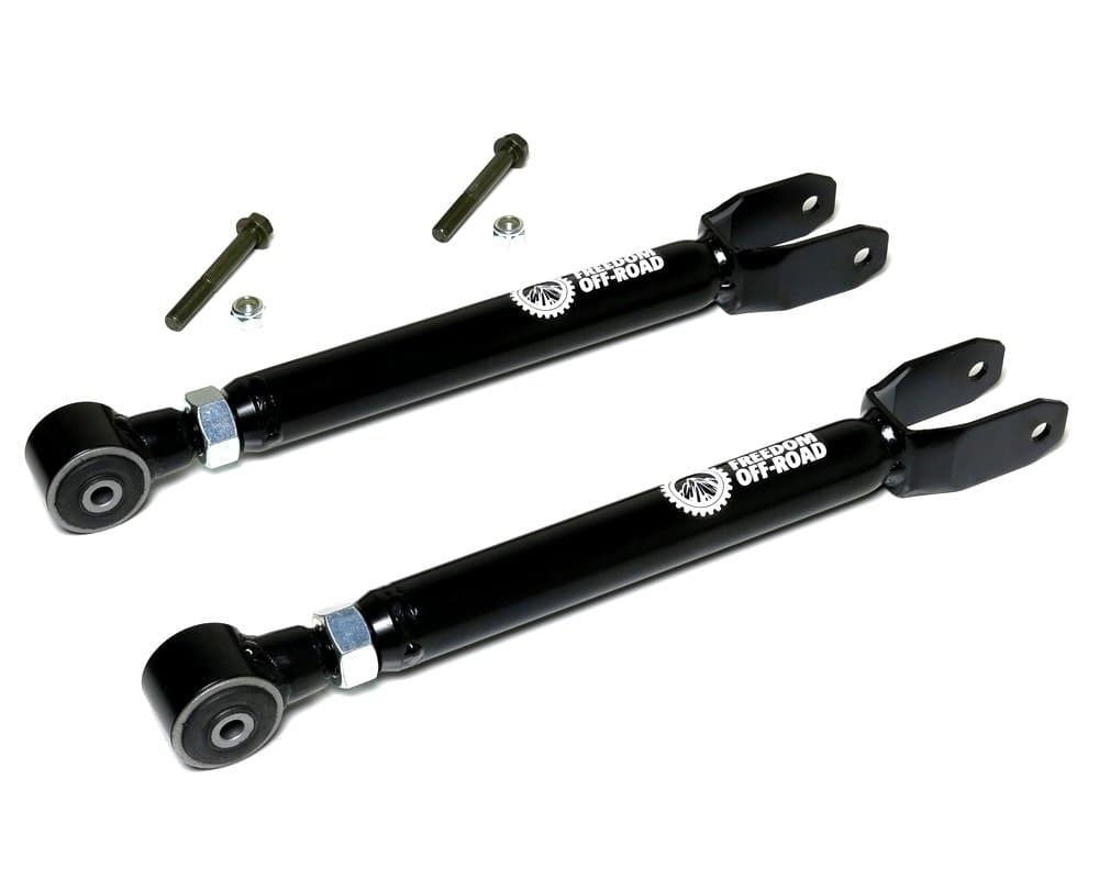 Freedom Off-Road Adjustable Front Upper Control Arms for 0-4.5” Lift Compatible with 07-18 Wrangler JK