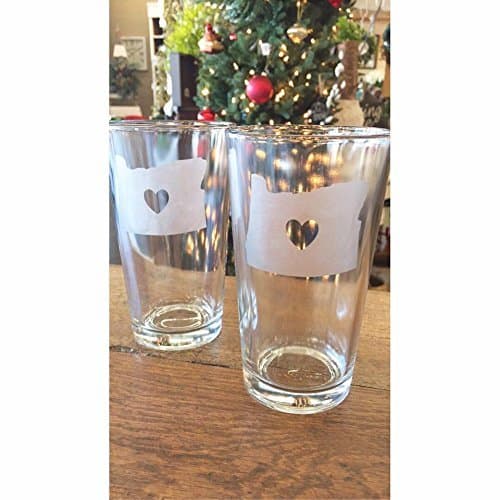 State Beer Glasses, set of 2