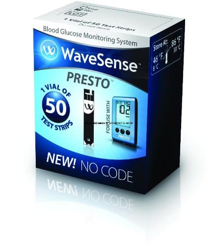Wavesense Presto Test Strips Part no. 800003329 MATRIX INC