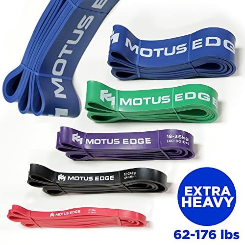 Motus Edge Extra Heavy Resistance Band – Crossfit, Assisted Pull-Up Band, Mobility, Rehab, Stretching