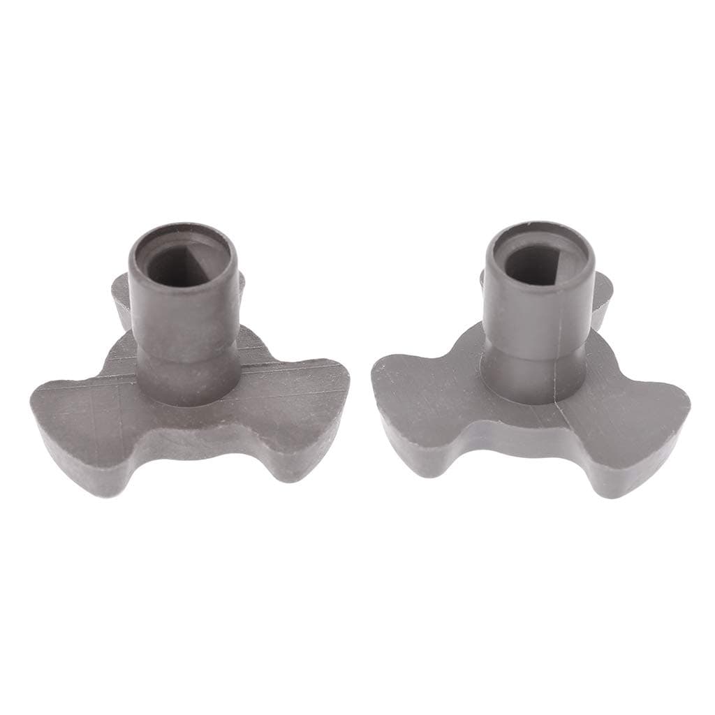 Rbiouseix 2Pcs 17mm Microwave Oven Turntable Roller Guide Support Coupler Tray Shaft