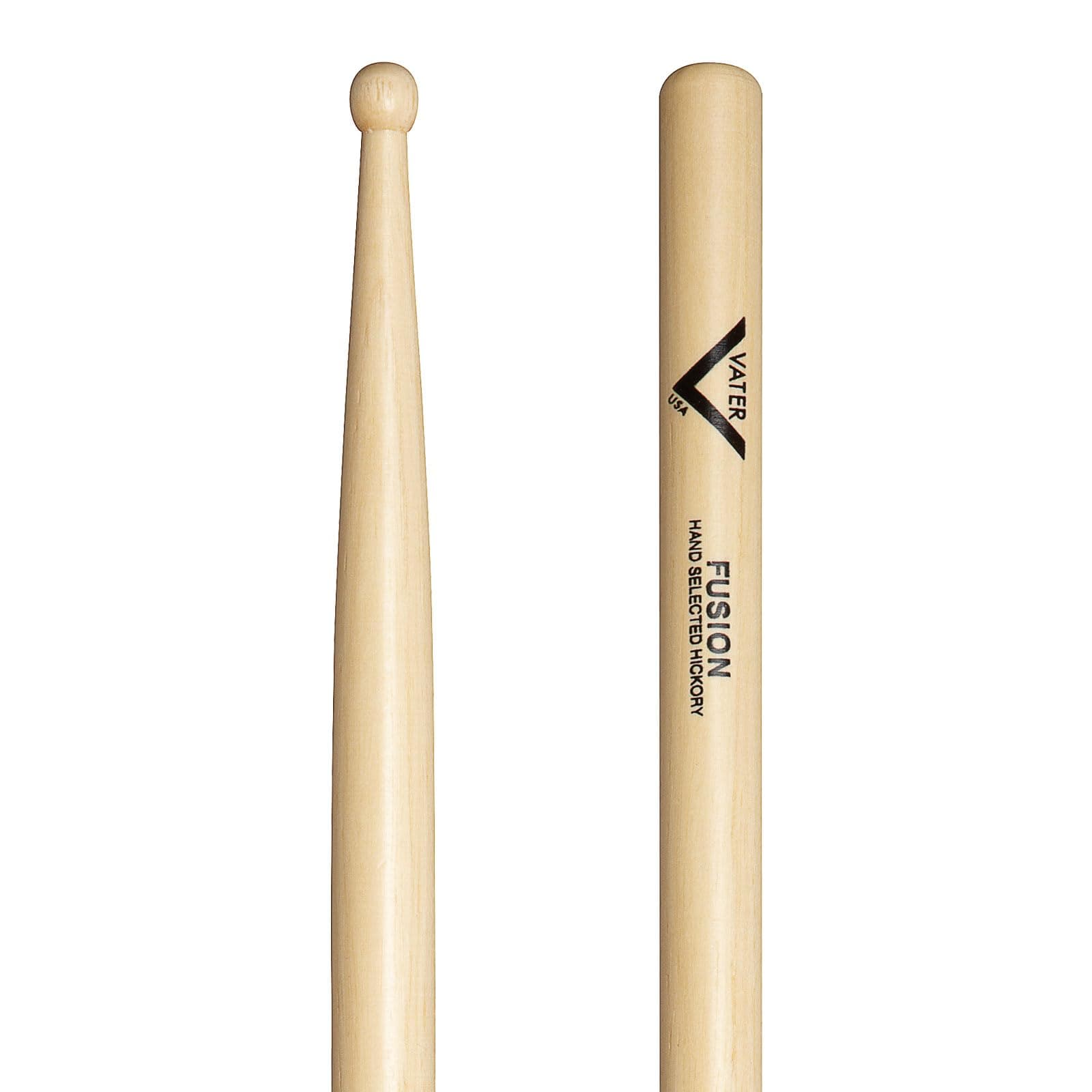 Fusion Wood Tip Hickory Drumsticks, Pair