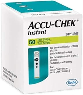 Accu-Chek Instant Test Strips, 50 Count (Multicolor)
