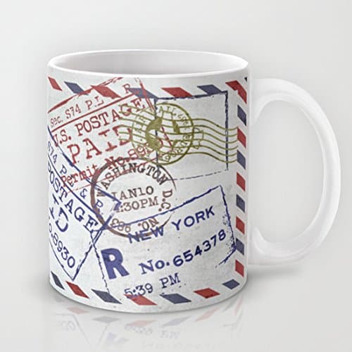 louDEING Send me a letter! 11OZ Ceramic Coffee Mugs