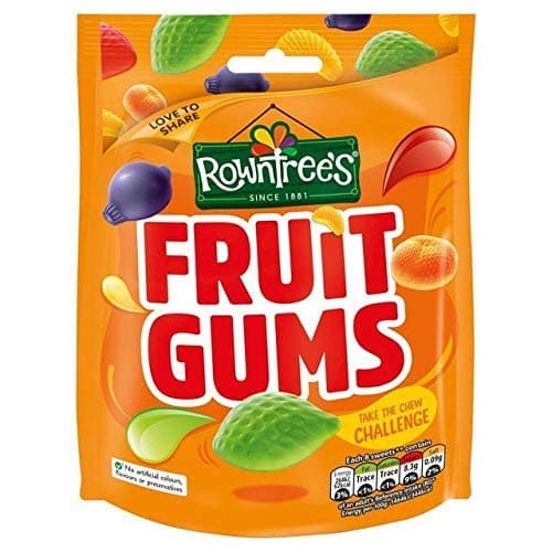 Rowntree Fruit Gummies, 150 G/5.3 Oz Bag (Pack of 3)