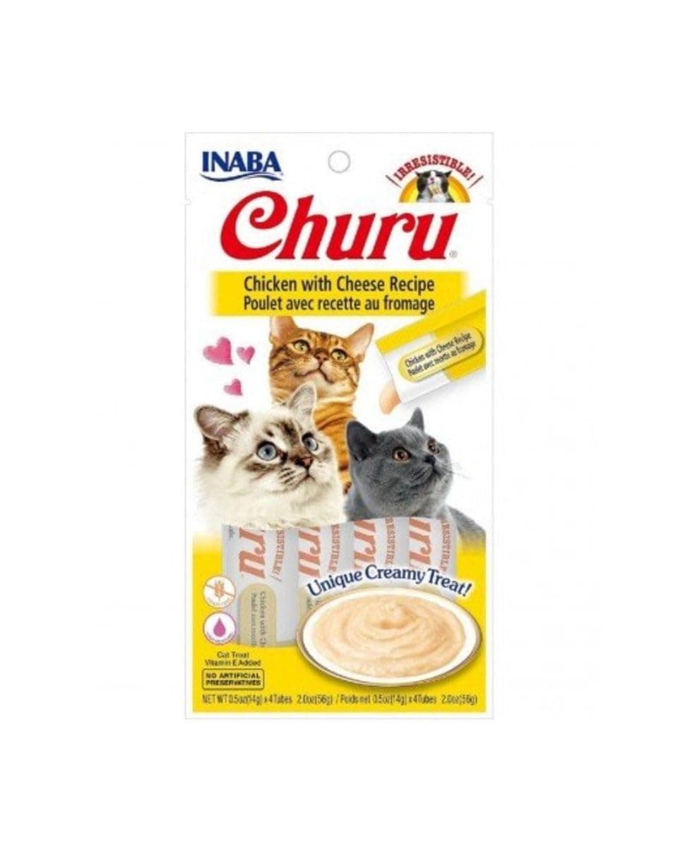 INABA Churu chicken with cheese 56 g/4 sticks per pack