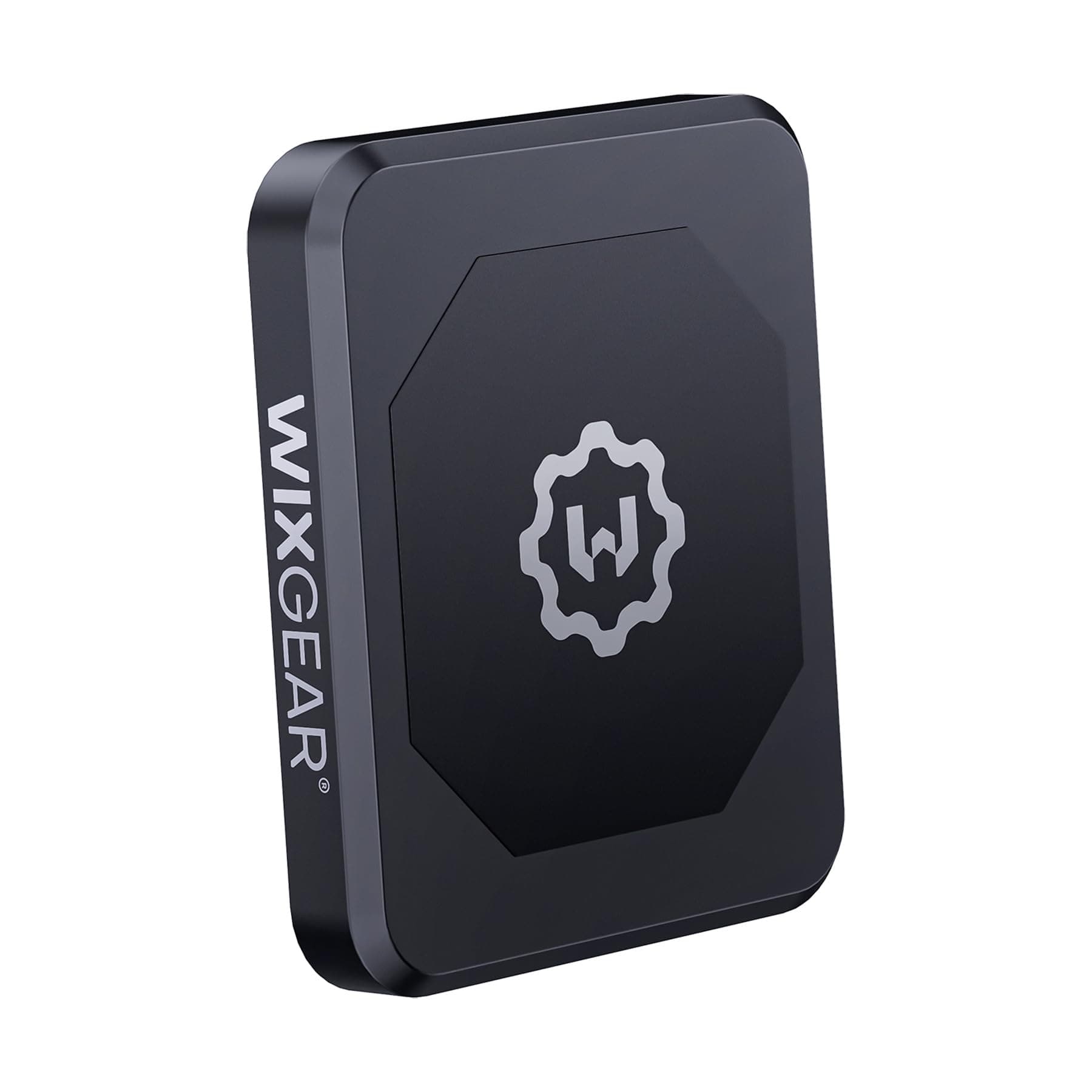 WixGearRectangle Flat Stick On Dashboard Magnetic Car Mount Holder for Cell Phones and Mini Tablets with Fast Swift-Snap Technology - Extra Slim