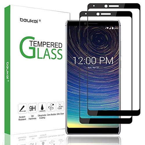 (2-Pack) Beukei Compatible for Coolpad Legacy Screen Protector Tempered Glass,Full Screen Coverage, Touch Sensitive,Case Friendly