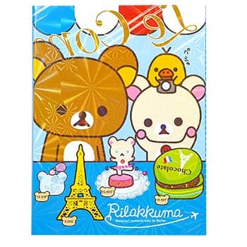 Rilakkuma Paris Salon Stationery Post It Memo Note Tabs