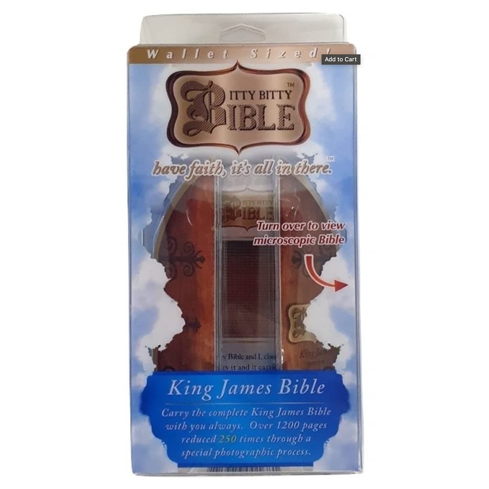 Itty Bitty Bible - Wallet Sized - King James Version