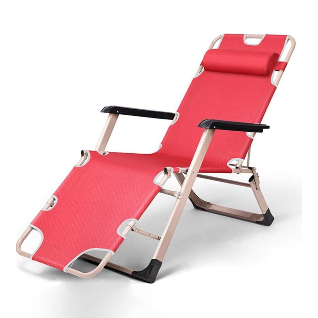 YLCJ Folding camping chair, zero gravity folding chairs Reclining sun lounger for camping in the garden on the beach
