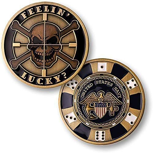 U.S. Navy Feelin Lucky Challenge Coin
