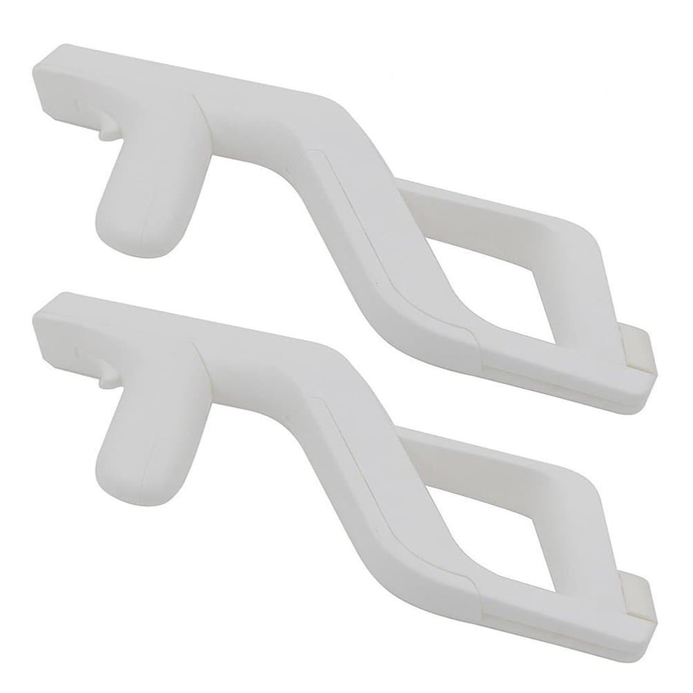 2 X Zapper Gun for Nitendo Wii Light Gun Remote and Nunchuck Controller for Wii Games-White