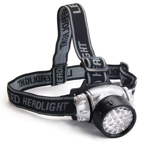 EME® & # x202 °F;? Flashlight with Flashing Function, equipped with 21 LED Head Light and Water Resistant