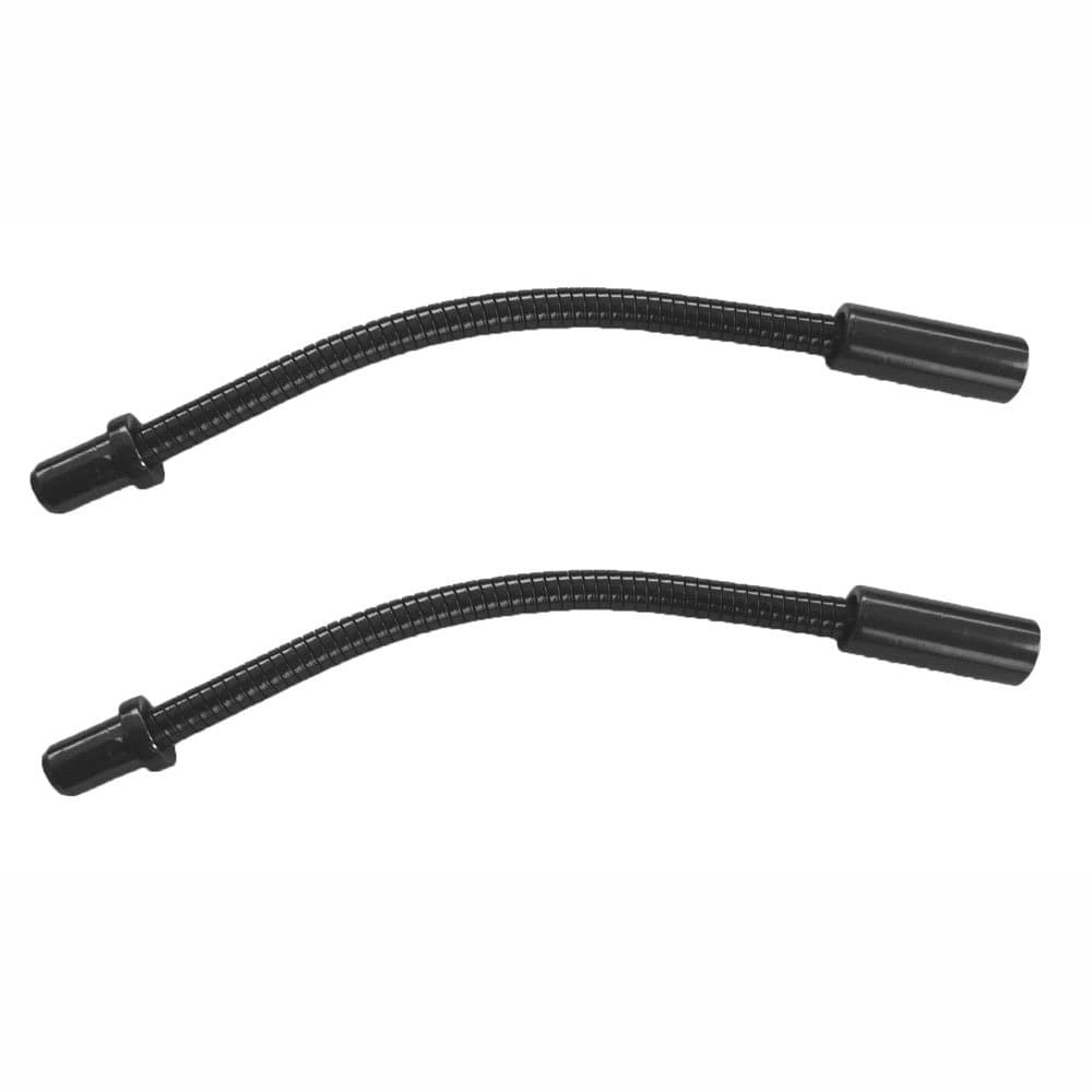 D2O 2 x Black Flexible V Brake Cable Lead Pipe Cycle brake Noodle hose Guide