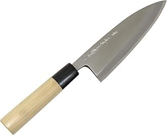 Sakai Ichibitsu Yoshikuna, Made in Japan, Debblading Knife, 5.9 inches (150 mm), White Steel with Wood Handle