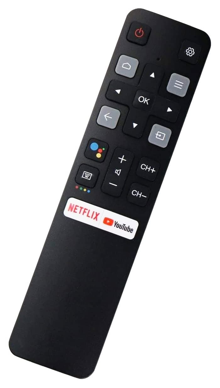 Remote Control (RC802V FNR1) Replacement for All TCL Android 4K UHD Smart TV Without Voice Command