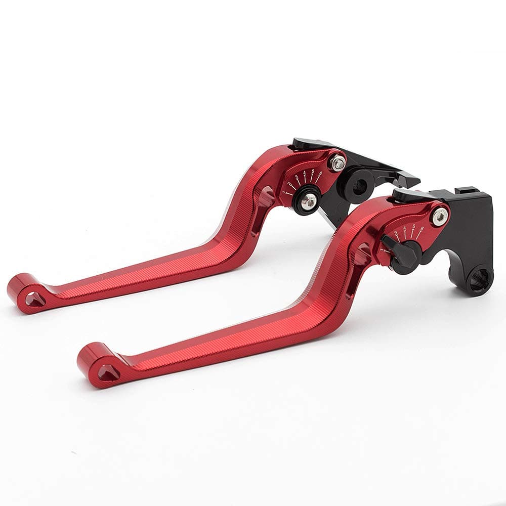 CNC Motorcycle Clutch Brake Levers Compatible with R-oyal E-nfiel-d C-ontinental GT 650, C-ontinental GT 535, 650 Inter-Ceptor, R-oyal E-nfie-ld C5 and B5, 2017 on Euro Long Cobra Shape