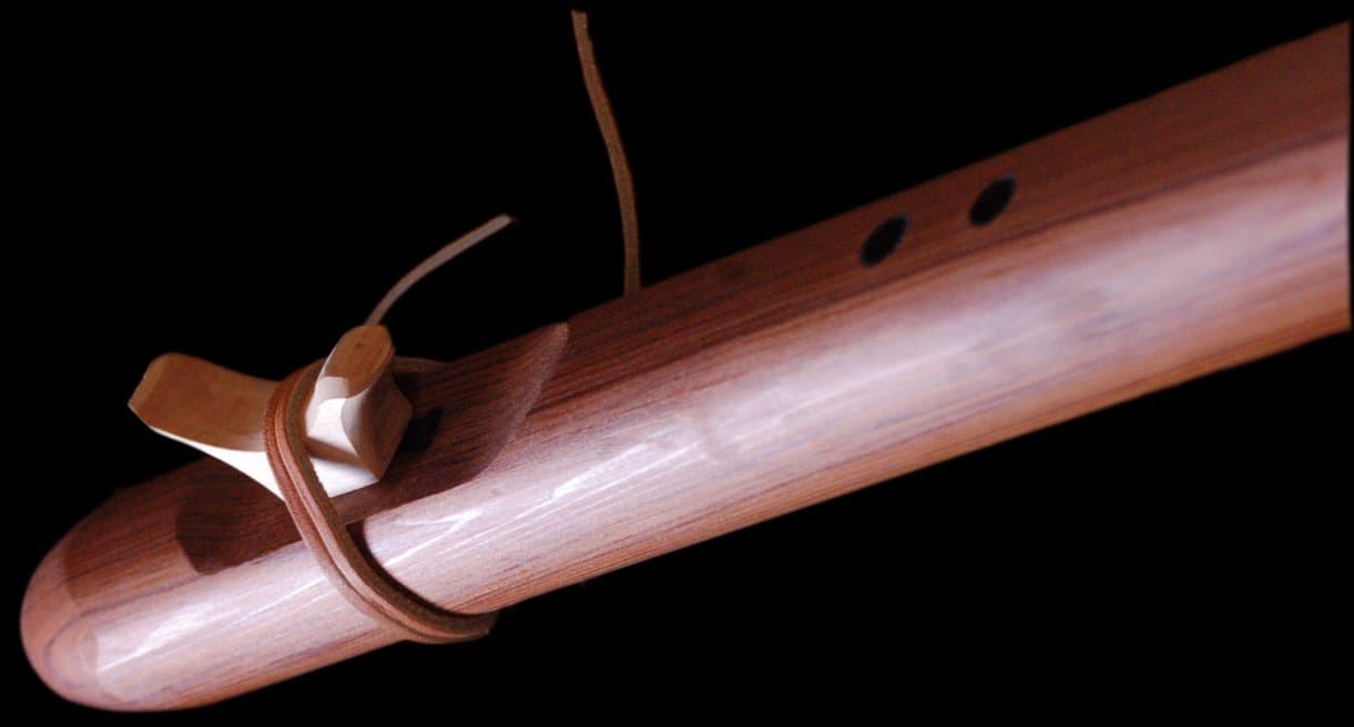 Native American Style Red Cedar Flute By Gray Fox, Key of D# Minor