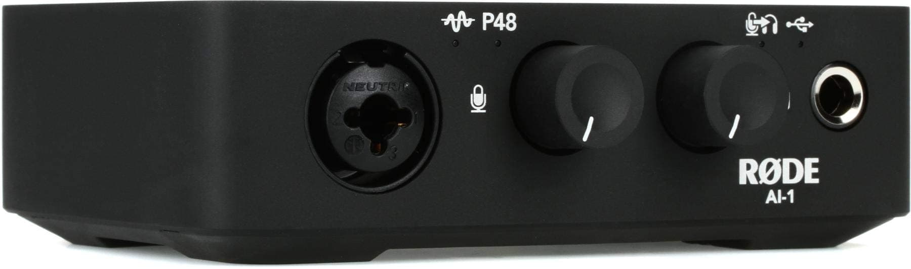 AI-1 Studio-grade Single-channel USB Audio Interface with Neutrik™ Combi-jack for Music Production, Streaming and Podcasting