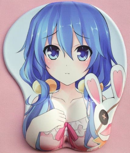 3D Anime Mouse Pad Creative Computing Wrist Rests date a live Yoshino