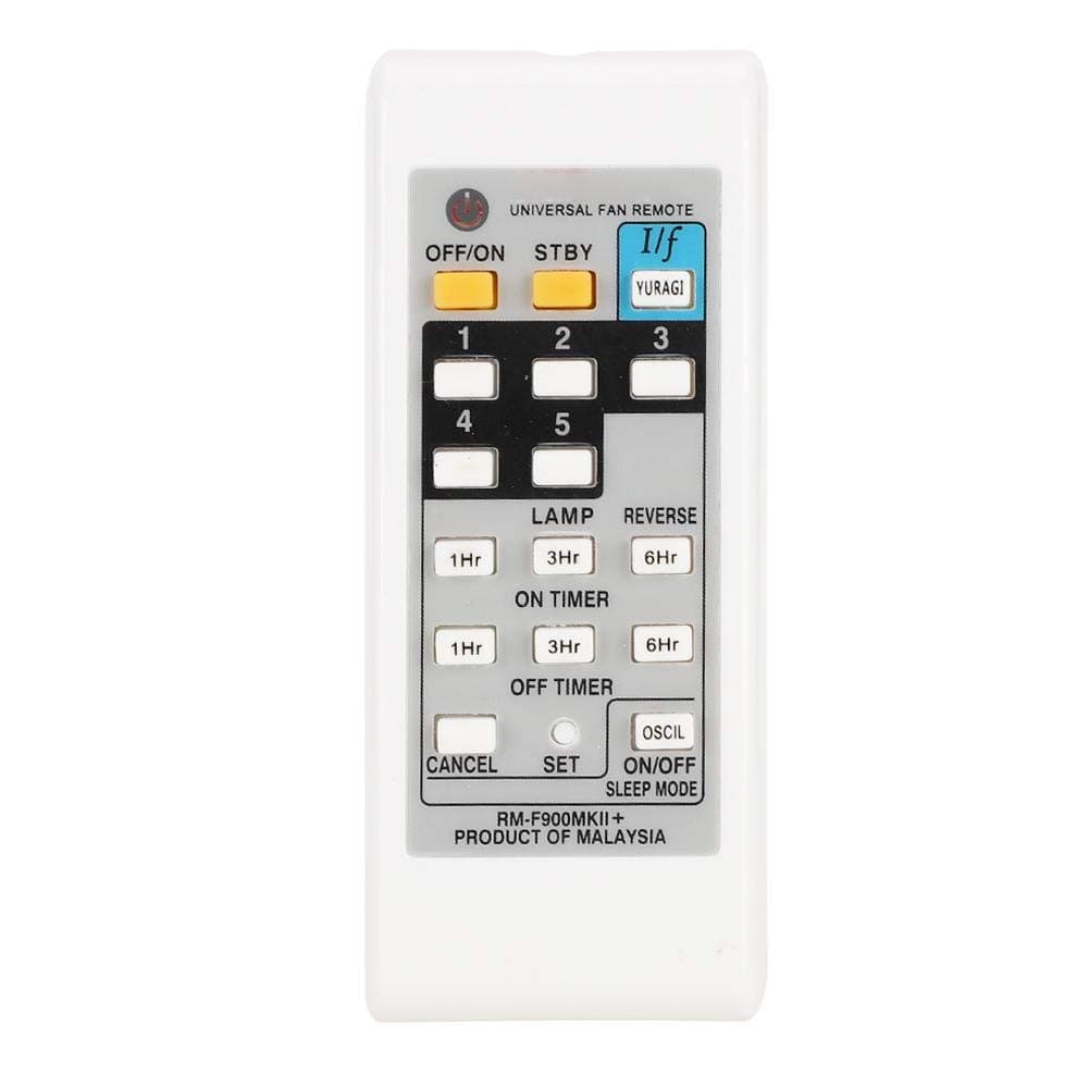 ABS White Universal Electric Fan Remote Control Wear Resistant Replacement Controler for KDK ELMARK