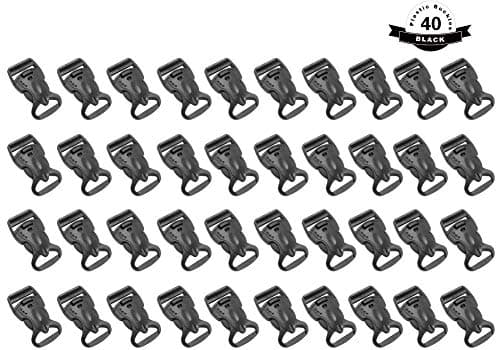 Bestsupplier 40 Pack Back 1 Inch Side Release Plastic Buckles